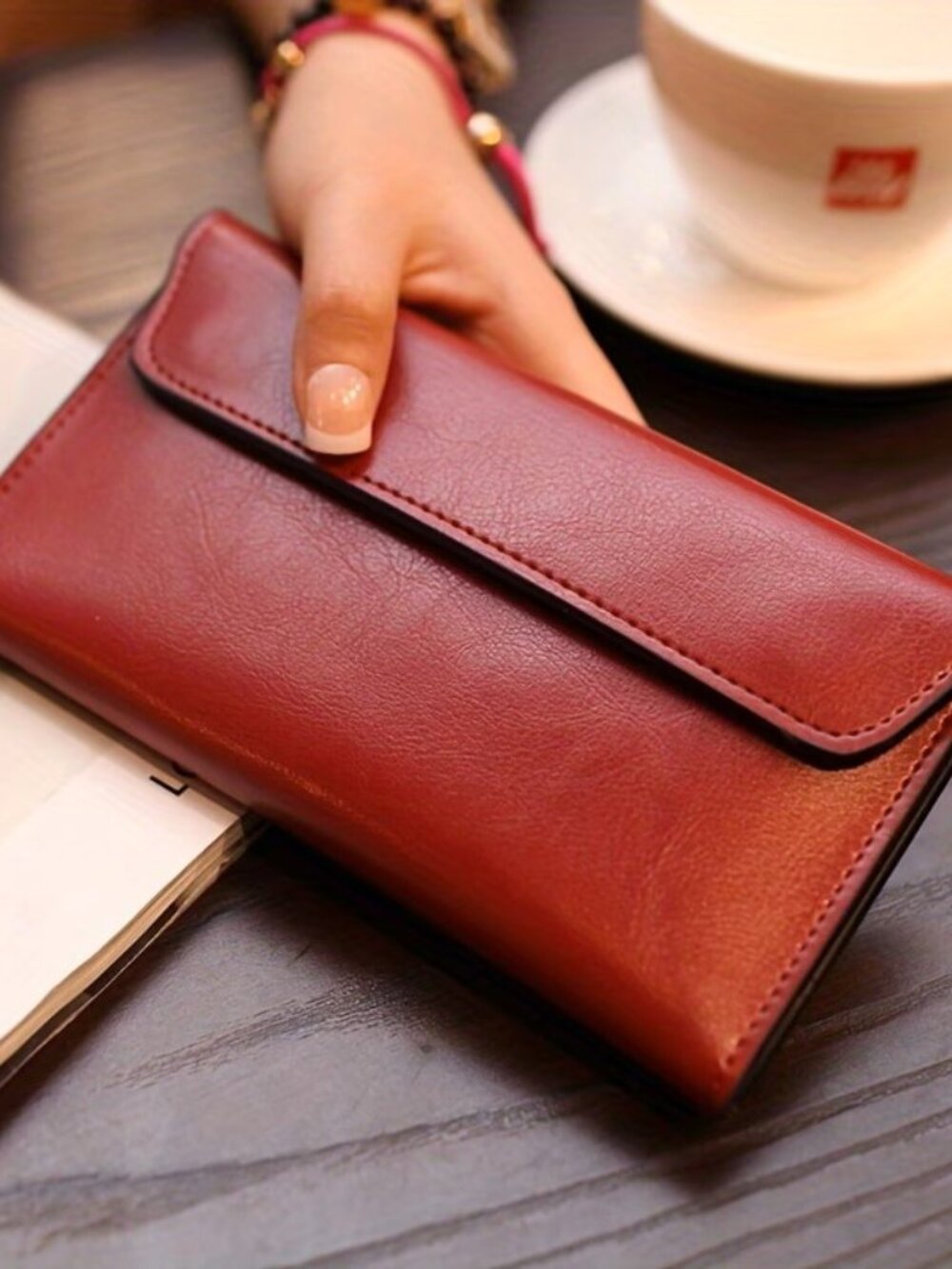Ladies Elegant Clutch Wallet